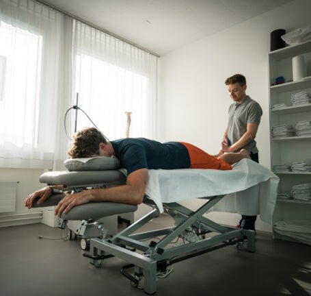 stosswellentherapie patient